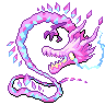 promare dragon pixel art commission drawn by oripoke